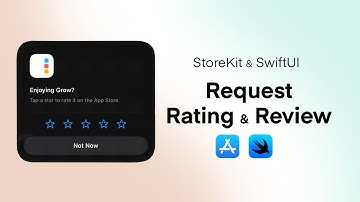 Request App Ratings and Reviews in SwiftUI with StoreKit | Complete Guide with Logic | App Store