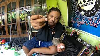 Cara Membuat Marbling Pada ring guide Joran Baitcasting.