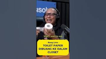 TOILET PAPER DIBUANG KE DALAM CLOSET !!! #podcast #podcastclips #viralvideo