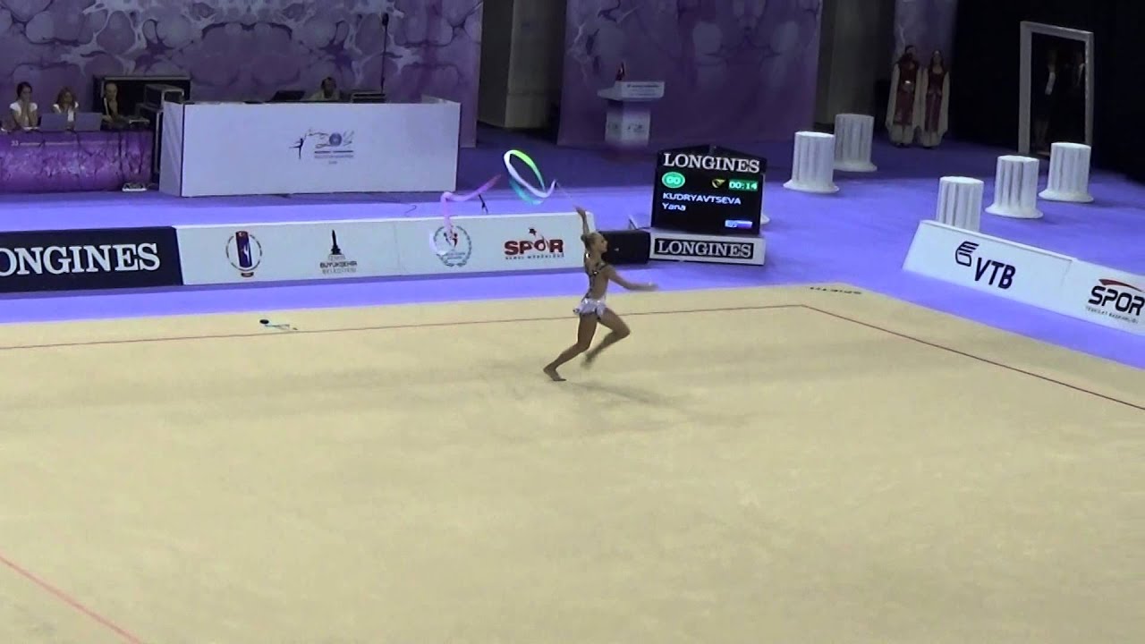KUDRYAVTSEVA YANA  /  RIBBON FINALS -RG WORLDS IZMIR 2014