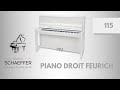 Piano droit feurich 115