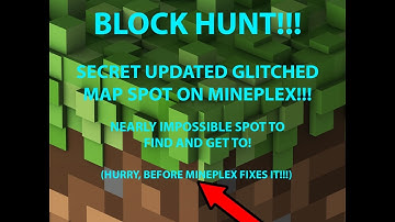 MINEPLEX BLOCK HUNT GLITCH!!! ONLY WORKS WITH SHEEP! NEW UPDATED DESERT MAP! (Hard to spot)