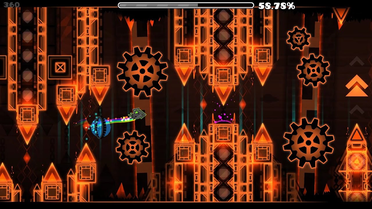 "Pain Elemental" 100 (Hard Demon) By Loogiah & Pennutoh Geometry