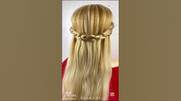 Kiểu Tóc Đơn Giản Dễ Làm #shorts .206 #ngọcuyênn #tếttóc #búitóc