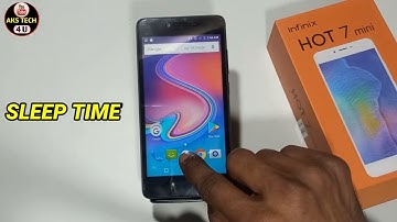 How To Change sleep Time in Infinix hot 7 mini | Sleep Time Setting Infinix@akstech4u