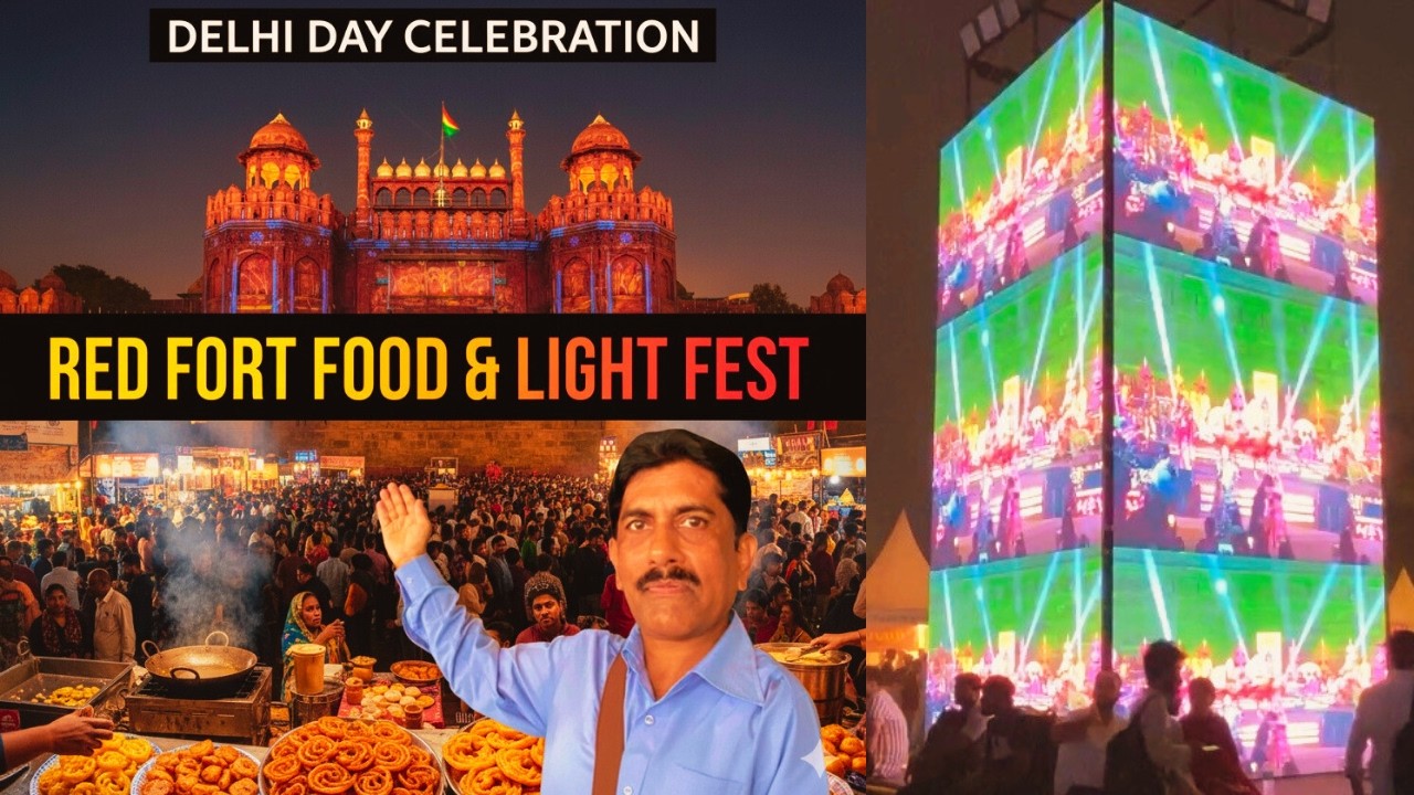 DELHI Foundation Day | Delhi Food Festival 2025 | UNBELIEVABLE Celebration! Delhi's Foundation Day |