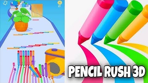 Pencil Rush 3D Gameplay | All Levels #1