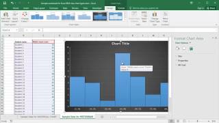 how to make a histogram in excel 2016 youtube how to make a histogram in excel 2016 youtube