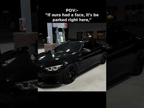 "If aura had a face, it's be parked right here,"🤫☠️ #shorts #bmw