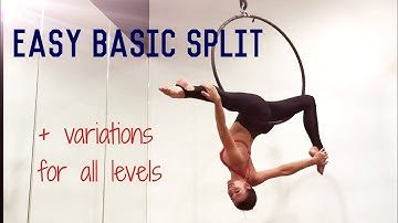 Beginner Aerial Hoop Tutorial: Gazelle Split + Intermediate Variations