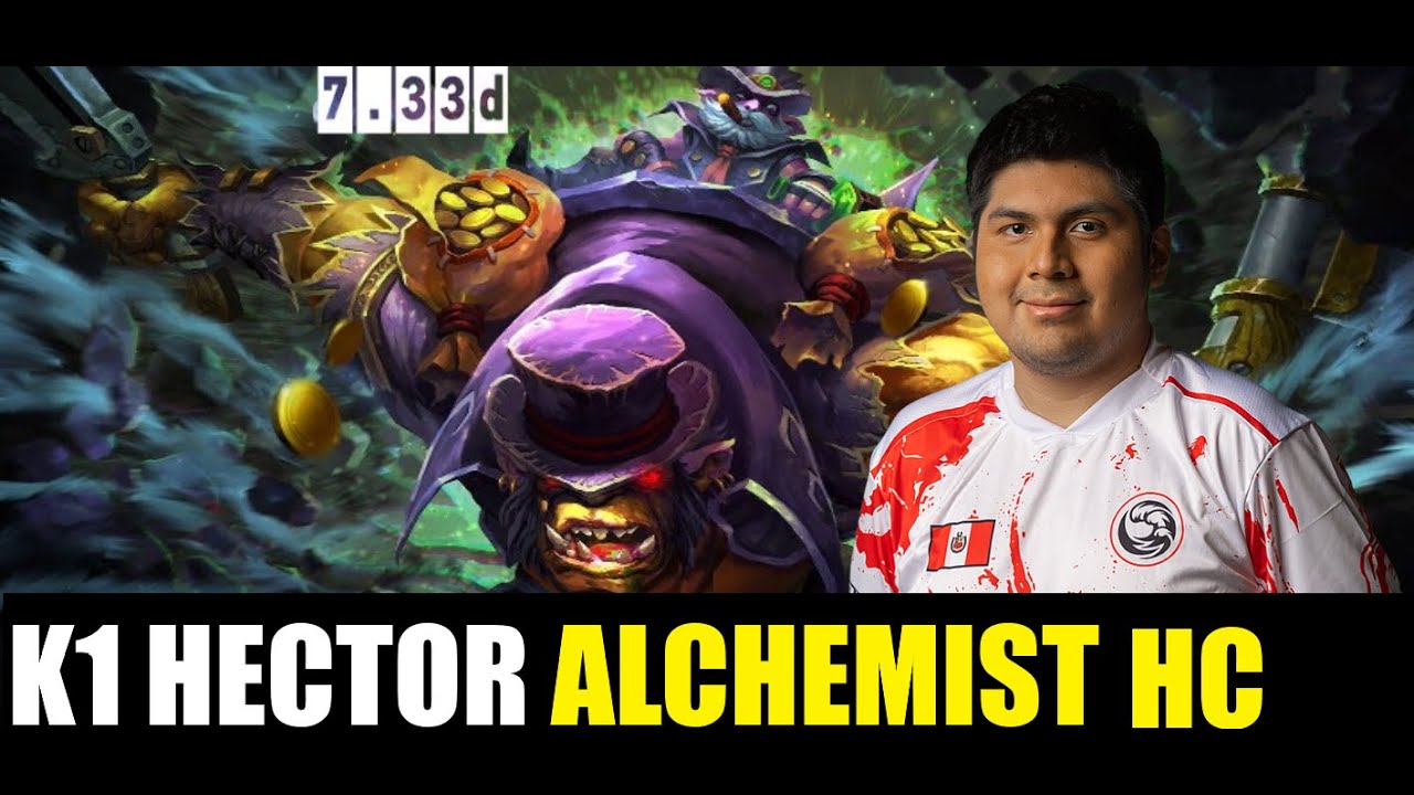 K1 Hector играет в ALCHEMIST CARRY 7.33d DOTA 2 HIGHEST MATCH MMR 