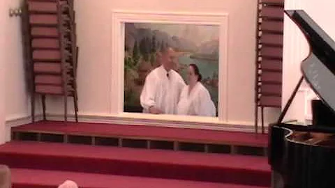 Baptism at First Baptist Church, Moreland, Georgia
