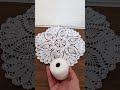 ドイリー #knitting #ハンドメイド #かぎ編み #knit #かぎ針編み #ダイソー #crochet #handmade #かぎ針 #編み物 #レース編み