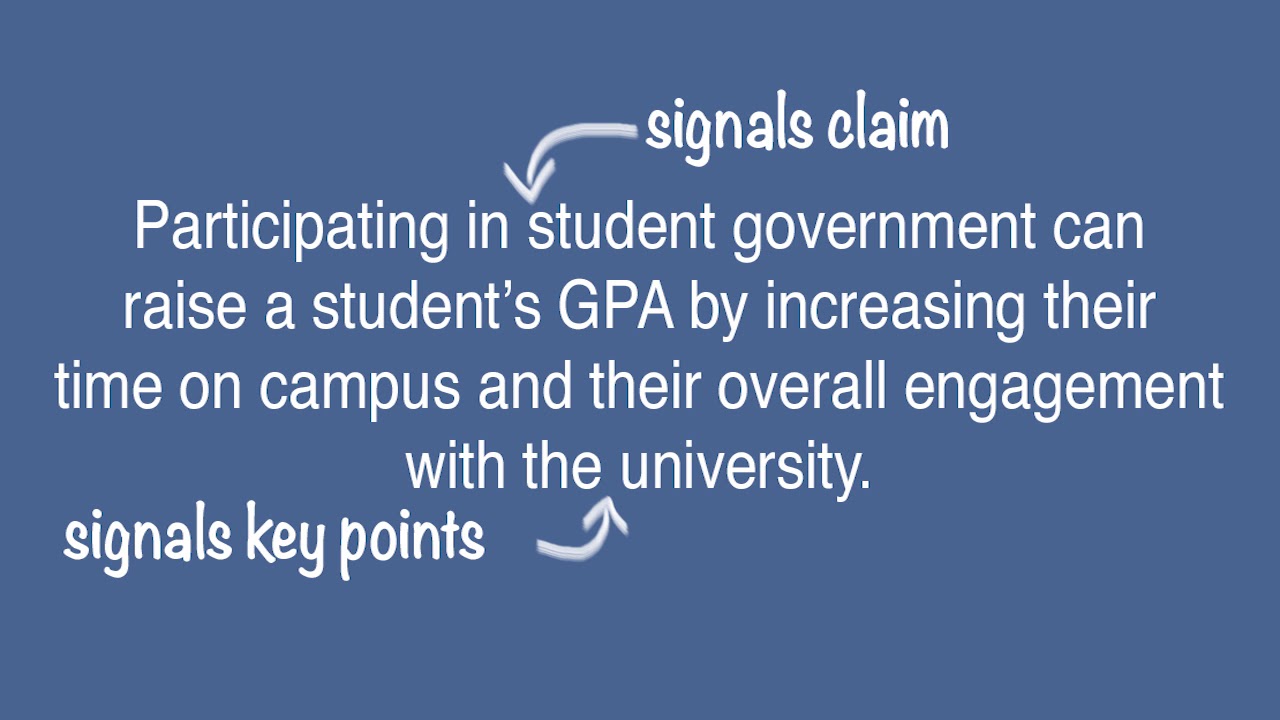 strong thesis statement purdue owl