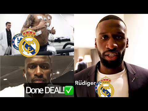 ????Done DEAL!✅Rudiger’s Move to Real Madrid is officially Done!, Medicals 100% Complete✅
