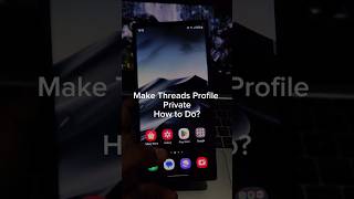 Make threads profile private #threads #youtubeshorts  #shortsfeed  #trending #shorts