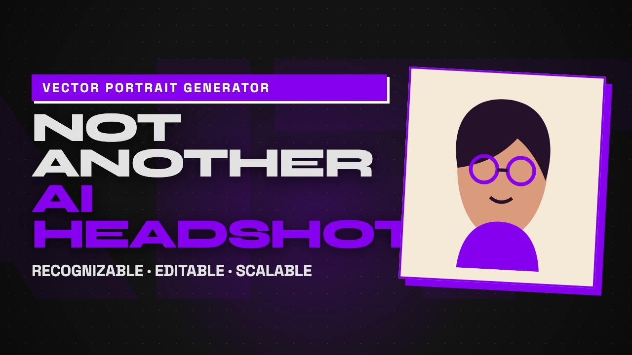 Stop Settling for AI Headshots—This Vector Portrait Generator Stays Editable