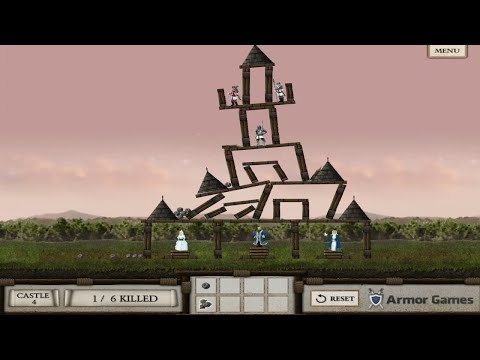 Crush the Castle Flash Game Playthrough