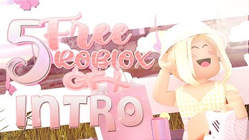 5 Free Roblox gfx intros | No text Templates | Roblox