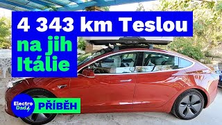 4 343 km s Teslou na jih Itálie a zpět - realita dlouhé cesty s EV? | Electro Dad # 264