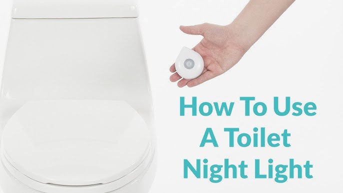 Chunace Rechargeable Toilet Night Light, LED Toilet Bowl