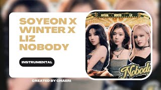 CLEAN INSTRUMENTAL | SOYEON of (G)I-DLE X WINTER of aespa X LIZ of IVE 'NOBODY'