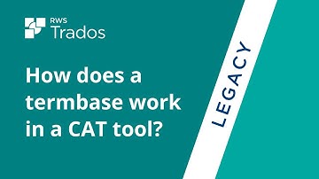 How does a termbase work in a CAT tool?