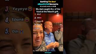 Ranking Funniest Hibachi Chef Moments Ever #usa