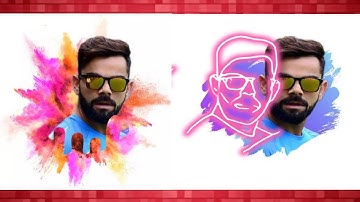 PixLab photo editing | drip effect and spiral effect