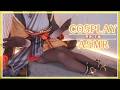 【ASMRコスプレ実写】原神(GenshinImpact)千織(Chiori)のコスプレで目と耳が幸せになる安眠一心ASMR/睡眠導入/KU100/EarCleaning【りずな】
