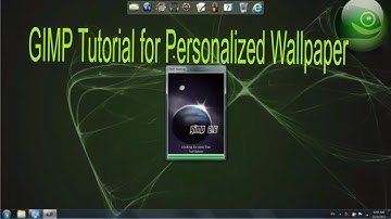 Create personalized abstract wallpaper for FREE using Gimp!