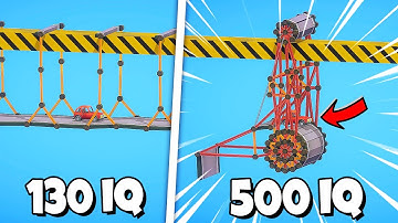500 IQ bridges in Poly Bridge 3!