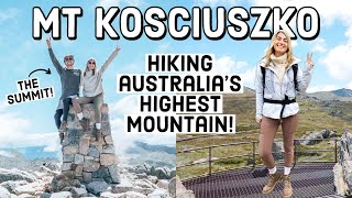 Hiking Mount Kosciuszko Summit Walk  Australia's Highest Peak!  4K