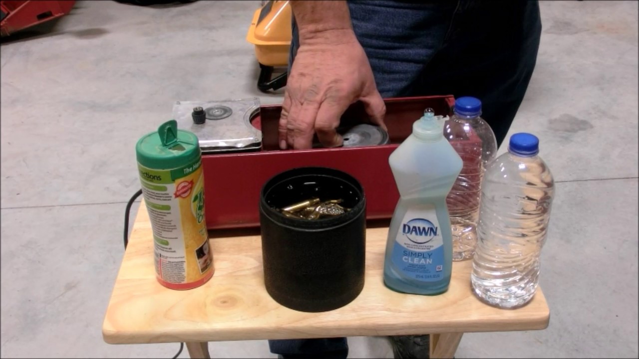 Cleaning 243 Brass Using Stainless Steel Media And A Harbor Freight Tumbler YouTube