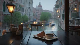 Romantic time in Venice | Soft Rain for Sleep, Study and Relaxation