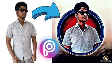 Cartoon Editing Tutorial Picsart Mobile | Vector Art