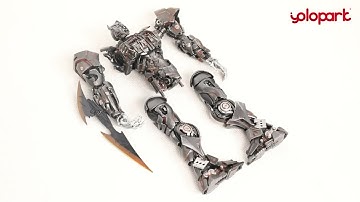 【Assembly Instructions】Transformers: Rise of the Beasts - AMK PRO Series 22cm Scourge Model Kit