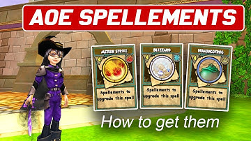 Wizard101: How to get the AOE SPELLEMENTS  Tutorial