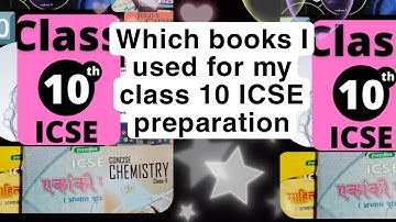 #1 Which books I used in my class 10 ICSE preparation???? #icse #icseclass10 #icsesolution 