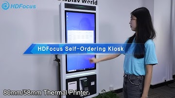 HDFocus Self-Ordering Kiosk: Revolutionize Restaurants, Retail & Cafés with 1s Receipts!