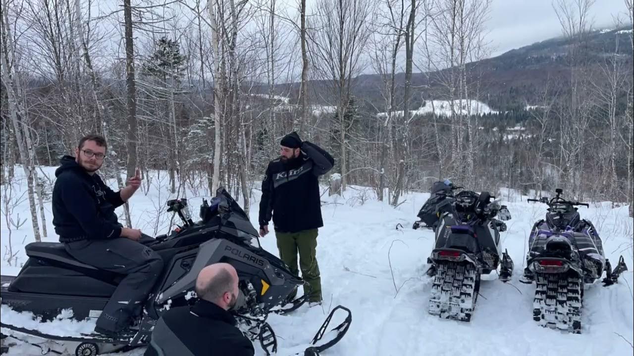Jackman Maine snowmobiling 2023 YouTube