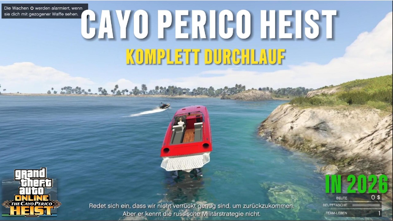 Cayo Perico Heist kompplett durchlauf in 2026