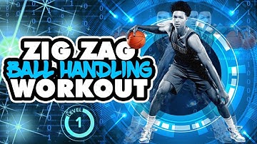 4 MINUTE BALL HANDLING WORKOUT! Zig Zag Lvl 1