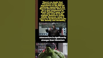 Is Adamantium tougher than Vibranium in the MCU? #marvel #avengers