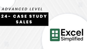Case Study Sales Performance | Advanced Excel in Arabic | أداء المبيعات إكسل بالعربي