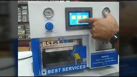 Diy BST OCA Lamination Machine User manual setting JMD Zenith 9893406538