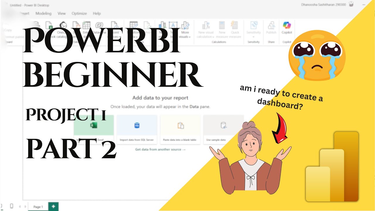 PowerBI Beginner Module Tutorial Project 1 Part 2 - YouTube