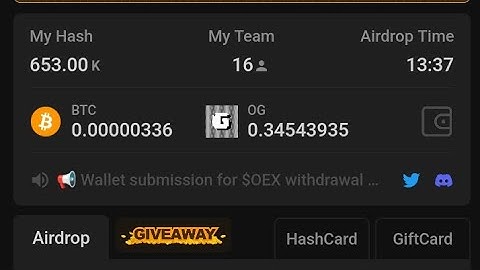 Oex update Satoshi app,linking wallet address for withdrawal #oex #satoshi #glyph #airdrop #crypto