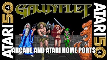 Gauntlet Arcade And Atari Home Ports
