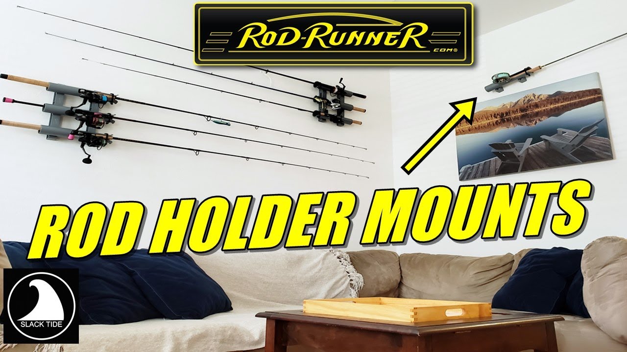 BEST Fishing Rod Storage! ROD-RUNNER Rod Racks & Rod Holder Mounts (SlackTide 2019)